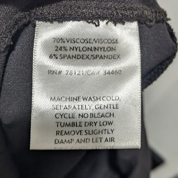 Eileen Fisher | Washable stretch crepe mid-waist pant in dark brown - Picture 6 of 10